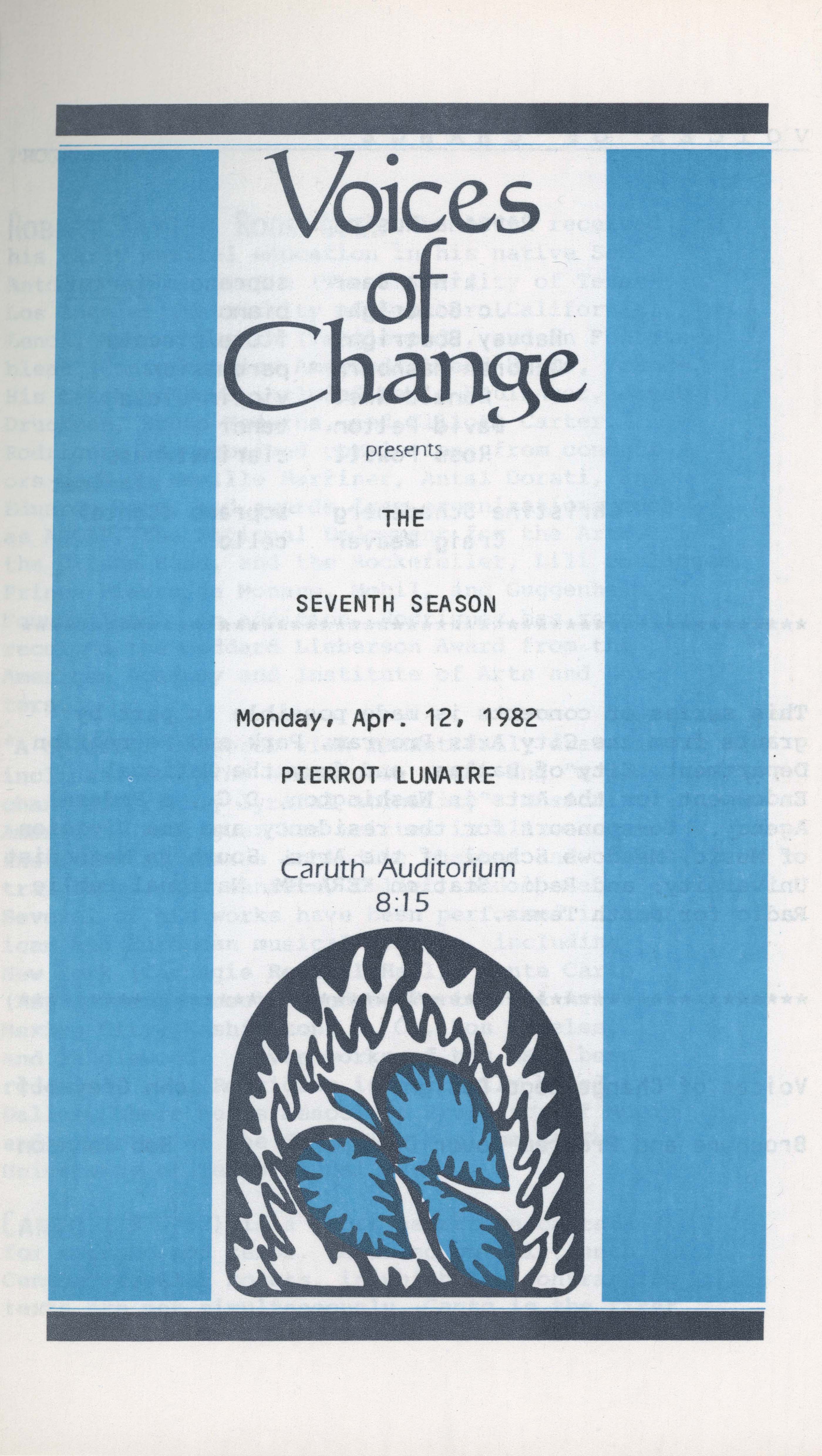 title="Voices of Change: April 12, 1982 program"